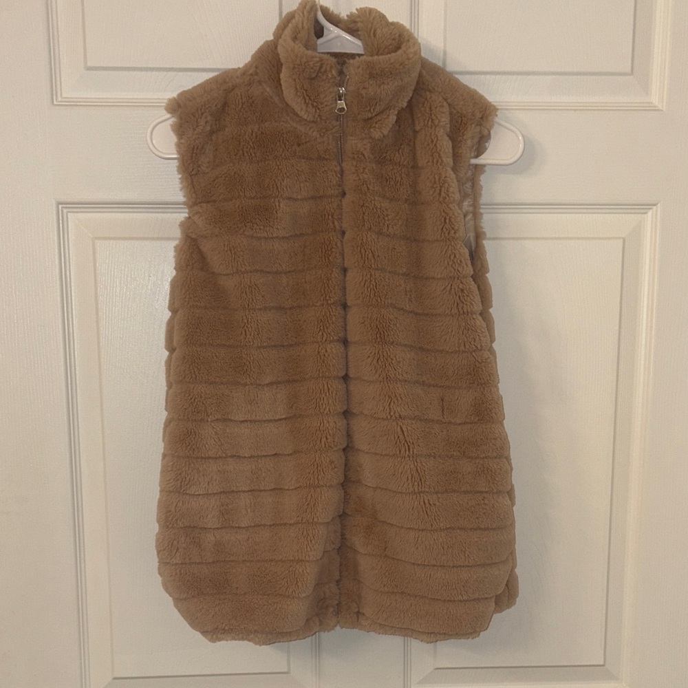 Katydid Faux Fur Sleeveless Vest